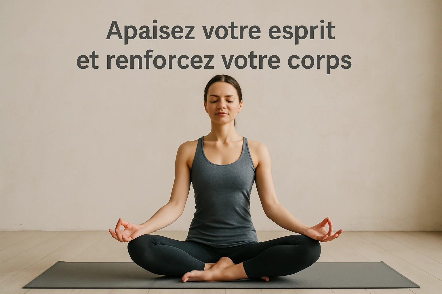 Cours de yoga apaisant